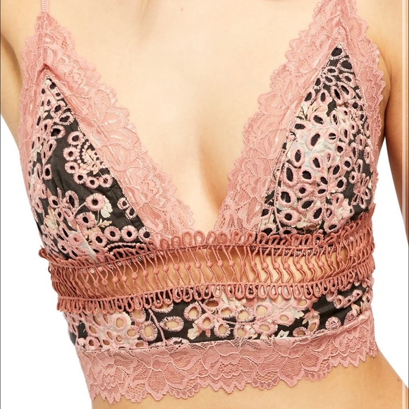 Free People Other - Free People Emma Soft Bra Bralette longline black